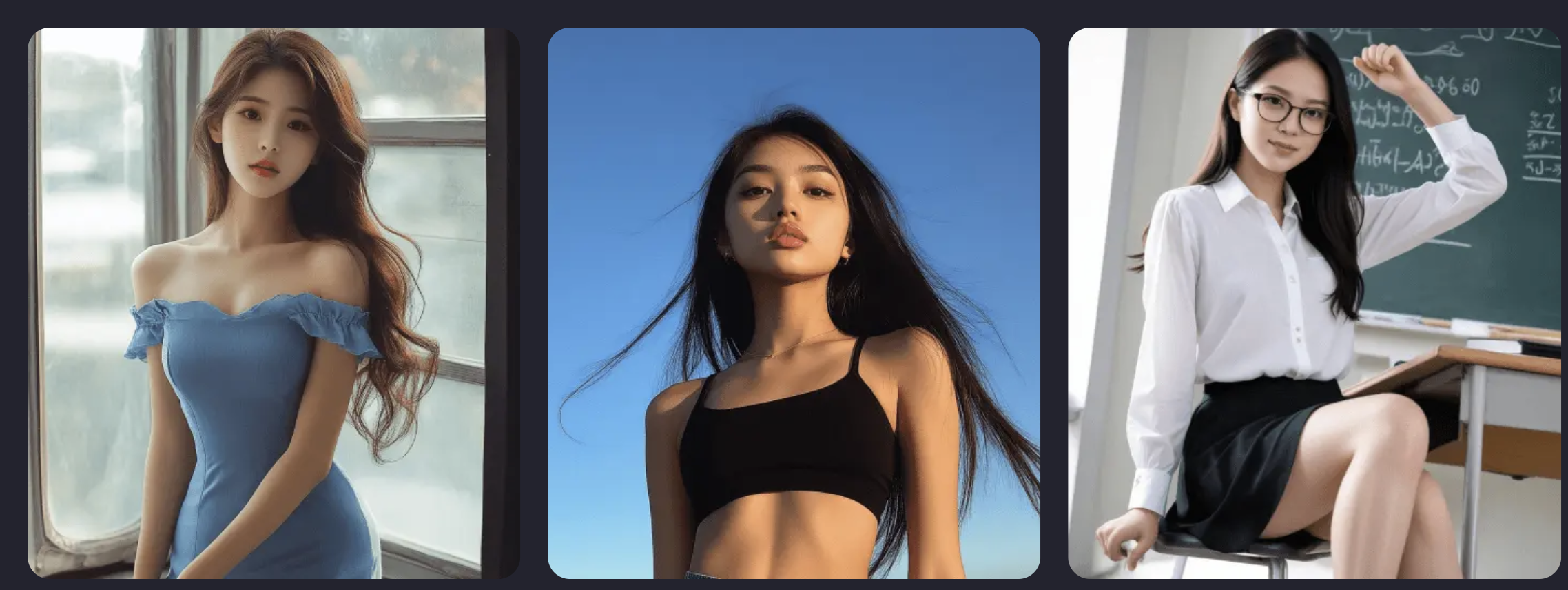 asian girls ai generated